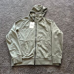 NEW O.N.S. ONS One Nice Shop Harper Zip Hoodie Sweatshirt Olive Mens Size Large
